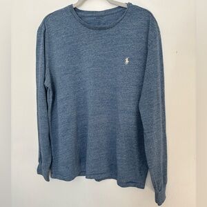 Polo by Ralph Lauren Jersey Heather Blue Shirt